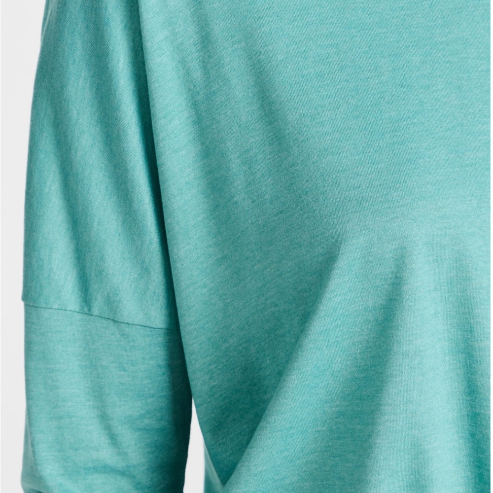 Eberjey heather slouchy top in Ocean Bay, NWT, size M - Picture 4 of 8